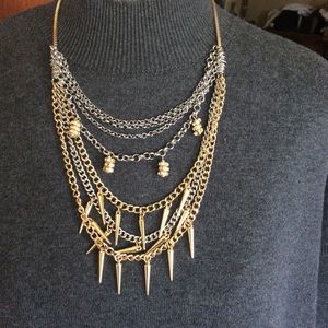 ONE WINK Gold and Silver Tone Necklace, NWT